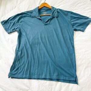 True Classic Blue Polo Shirt Short Sleeve Men’s Size XL